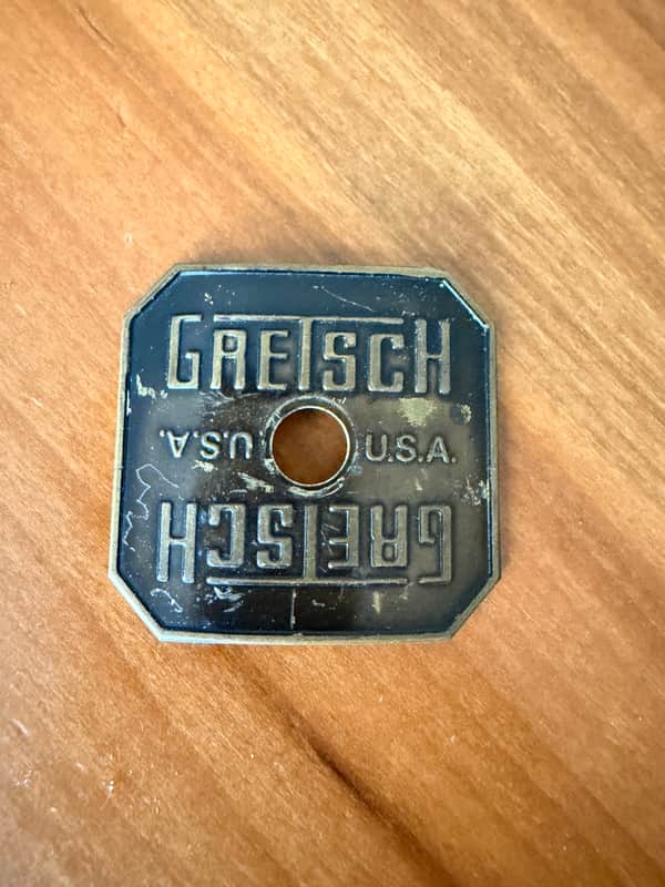 Gretsch Square Badge - Brass image 1