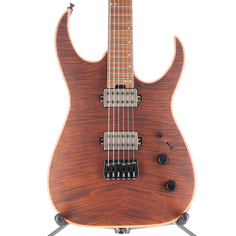 Jackson Custom Shop USA Signature Misha Mansoor Juggernaut HT6FM Satin Amber Tiger Eye (M5) (10890)
