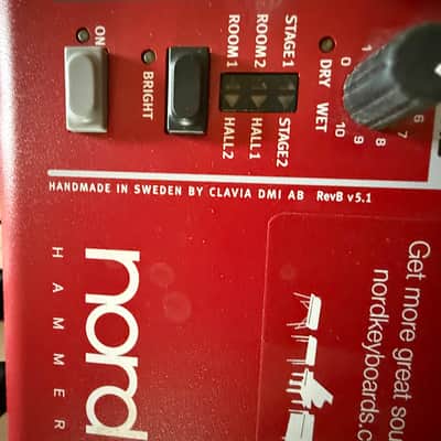 Nord Stage 3 HA88 Hammer Action 88-Key Digital Piano 2017 - Present - Red image 8