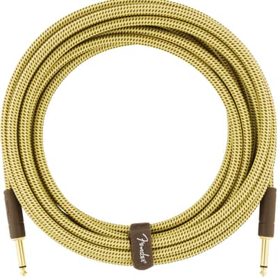 Genuine Fender Deluxe Series Instrument Cable, Straight/Straight, 10', Tweed image 3