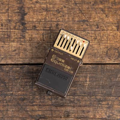 Boss GE-7B Bass Equalizer (Black Label) 1992 - 1995 - Brown image 1