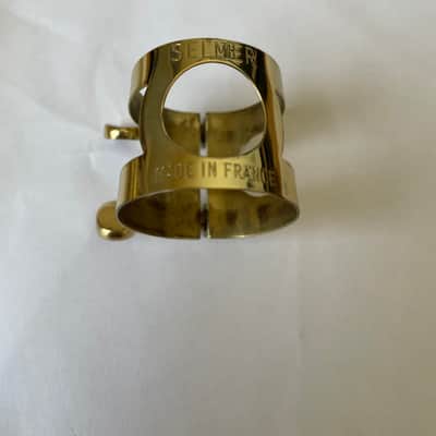 Vintage Selmer Paris Alto Saxophone Ligature and Cap Set - Listing #2 image 2