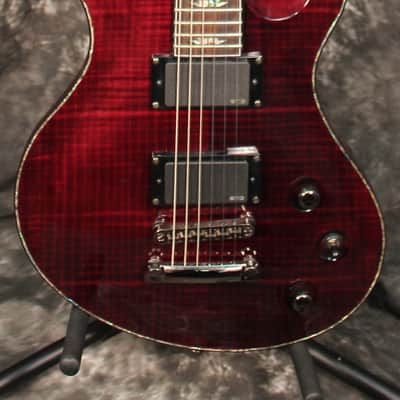 2012 Charvel Desolation DC-1ST Transparent Red Electric Guitar image 1