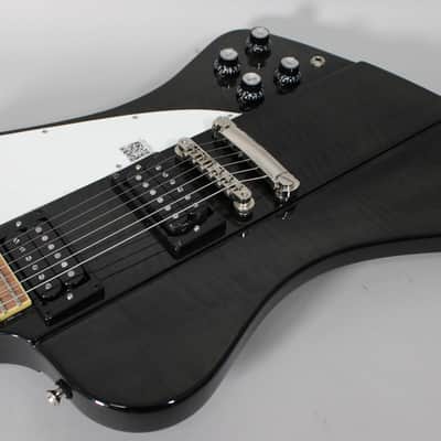 2018 Epiphone Ltd. Ed. Slash Signature Firebird Premium Outfit Signed #95/100 Trans Black w/OHSC image 8