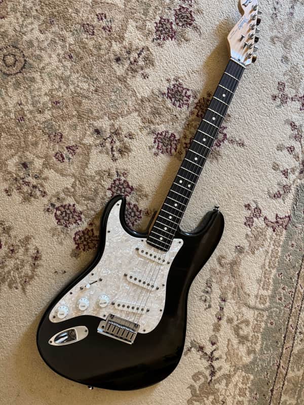 Left Handed Fender 40th Anniversary American Standard Stratocaster with Rosewood Fretboard 1994 - Black image 1