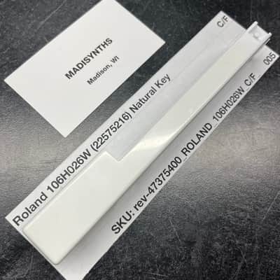 ORIGINAL Roland Replacement Weighted C/F Key (106H026W) for D-50, JX-8P, JX-10, Juno-2, etc (SK-361 keybeds)