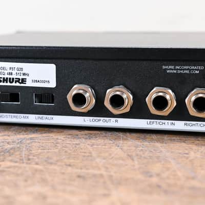 Shure PSM 300 Wireless IEM System G20 Range: 488-512 MHz NO POWER SUPPLY CG0077V image 10