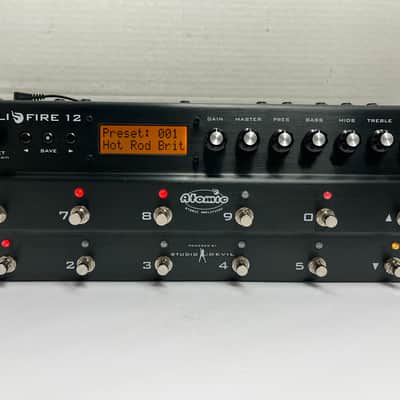 Atomic AmpliFIRE 12 Modeling Guitar Multi-Effects Amp Modeler Pedal 5 Pitch Shifter Harmonizer Whammy Perfect match for an Atomic CLR Reference FRFR Monitor Satchel the lead guitarist for Steel Panther used one live. image 4