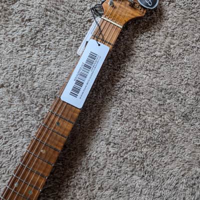 Electric Guitar Soloking MT-1 Ash Fm With Roasted Flame Maple Neck In 2 Color Sunburst Nafiri Special Run image 7