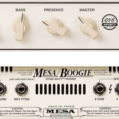 Mesa Boogie California Tweed 6V6 1x12 Combo, Cream Bronco, Wicker Grille image 4