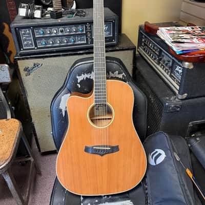 Tanglewood Winter leaf acoustic electric guitar. See details - Natural image 1