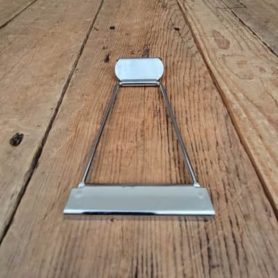 Kay Harmony 1960s Trapeze Tailpiece - Chrome modified image 2