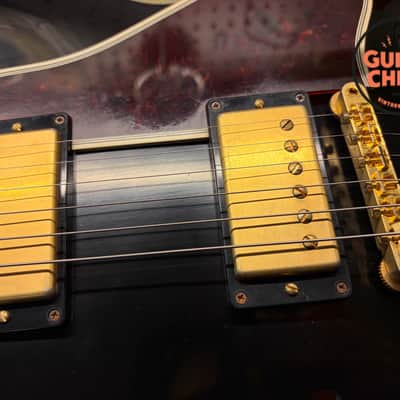2012 Gibson Custom Shop ES-355 Ebony Black VOS Bigsby OHSC COA image 17