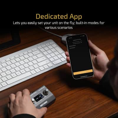 Hotone EC-2 Pulze Control Wireless Bluetooth MIDI Foot Controller - 2-Footswitch Programmable Guitar Pedal with Mobile App (Price includes the import duty to US buyer) image 5