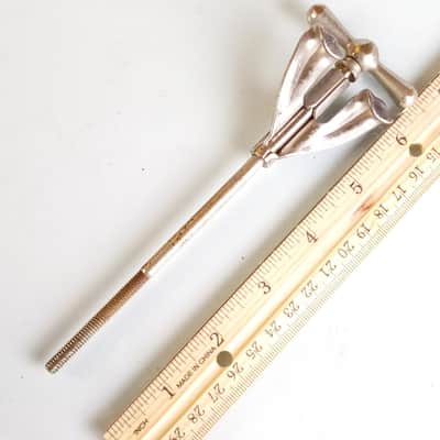 Ludwig Nickel Bass Drum Bow-Tie Tension 6"T-Rod+Claw Vintage50s-60s Keystone USA image 2