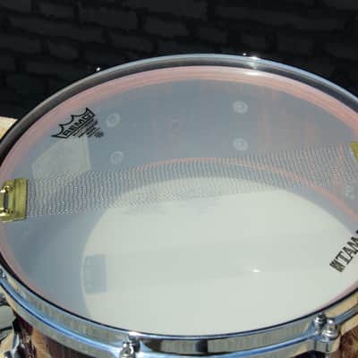 Tama Star Bubinga Dark Red Cordia Snare 14x5.5 image 6