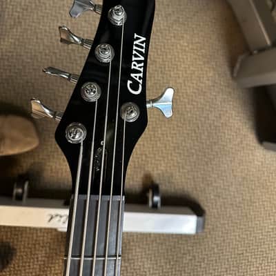 Carvin PB-5 5 String Bass 2015s Black Sparkle image 5