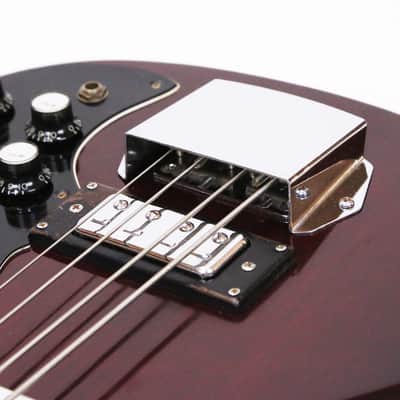 1973 Teisco Del Rey Vintage Lawsuit Era MIJ Gibson EB-3 SG Electric Bass Guitar Copy – ’70s UnBranded Global Made in Japan EB3 Short Scale Bass w/ OSSC image 12