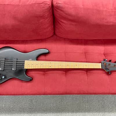 Matthieu Combe Alys-5 5-String Bass, Birdseye Maple Neck - Black w/ Agular Pickups image 3