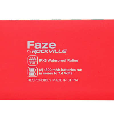 Faze by Rockville Portable Bluetooth Speaker TWS Wireless Link 36 Hour Battery image 10