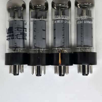 Siemens Made For EL34 Perfectly Matched Quad NOS 6CA7
