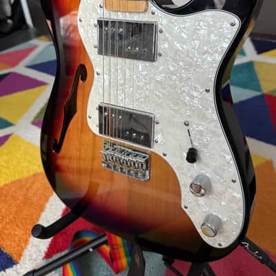 Fender Classic Series '72 Telecaster Thinline 2000 - 2018 - 3-Color Sunburst image 4