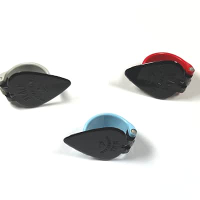 Black Mountain Thumb Picks 1 Medium 1 Heavy 1 Light Spring Fit Thumb Flat Pick