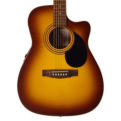 Berkeley ELEMENTARY-EQ-SSB Concert Cutaway Acoustic-Electric Guitar image 3
