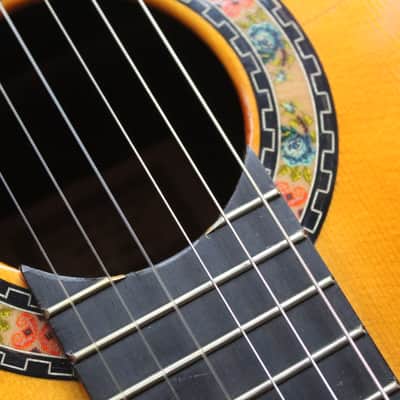CONDE "Guitarra Conde Atocha Ciprés Rosas Azules" HARDCASE image 11