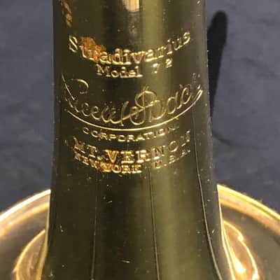 1960 Vincent Bach Stradivarius Model 72 "MT. VERNON" NY Trumpet image 3