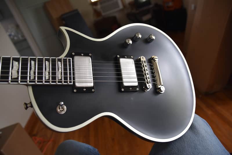 ESP E-II Eclipse BB, 2020, Black Satin with EMG's, Nice condition image 1