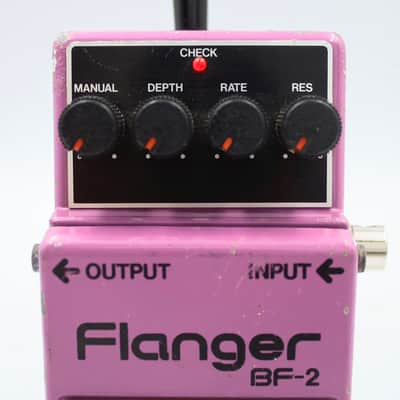 Boss BF-2 Flanger Made in Japan Silver Screw ACA Vintage Guitar Effect Pedal 10200 image 3