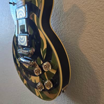Epiphone Zakk Wylde Les Paul Custom 2011 - Camouflage Bullseye image 4