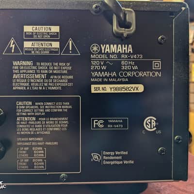 Yamaha RX-V473 Natural Sound AV Receiver image 8