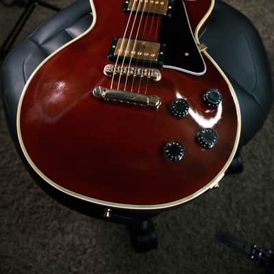Orville by Gibson LPC Les Paul Custom with Rosewood Fretboard 1991 Wine Red image 10