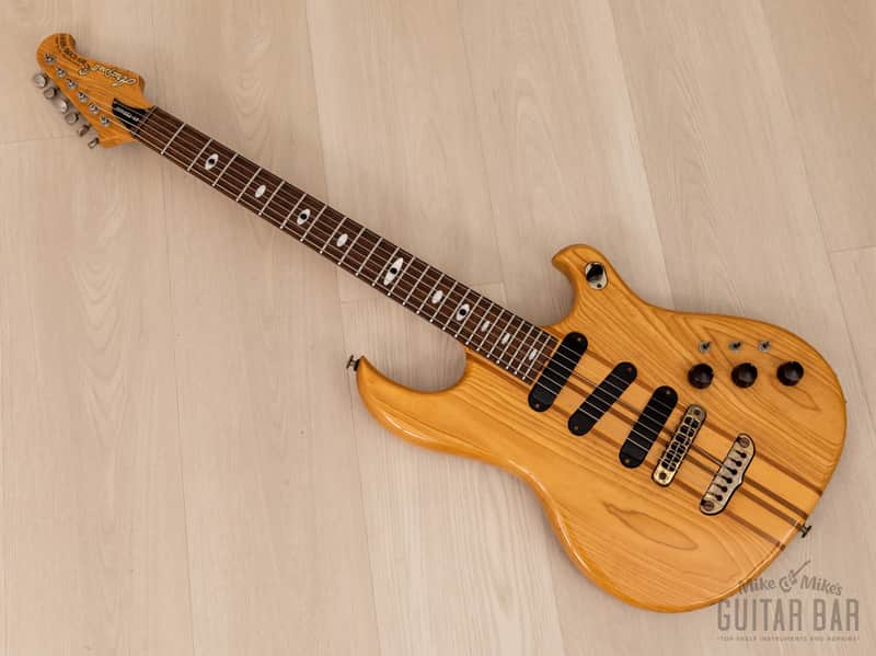 1980 Aria Pro II Rev-Sound RS-750 Neck Through Superstrat Natural