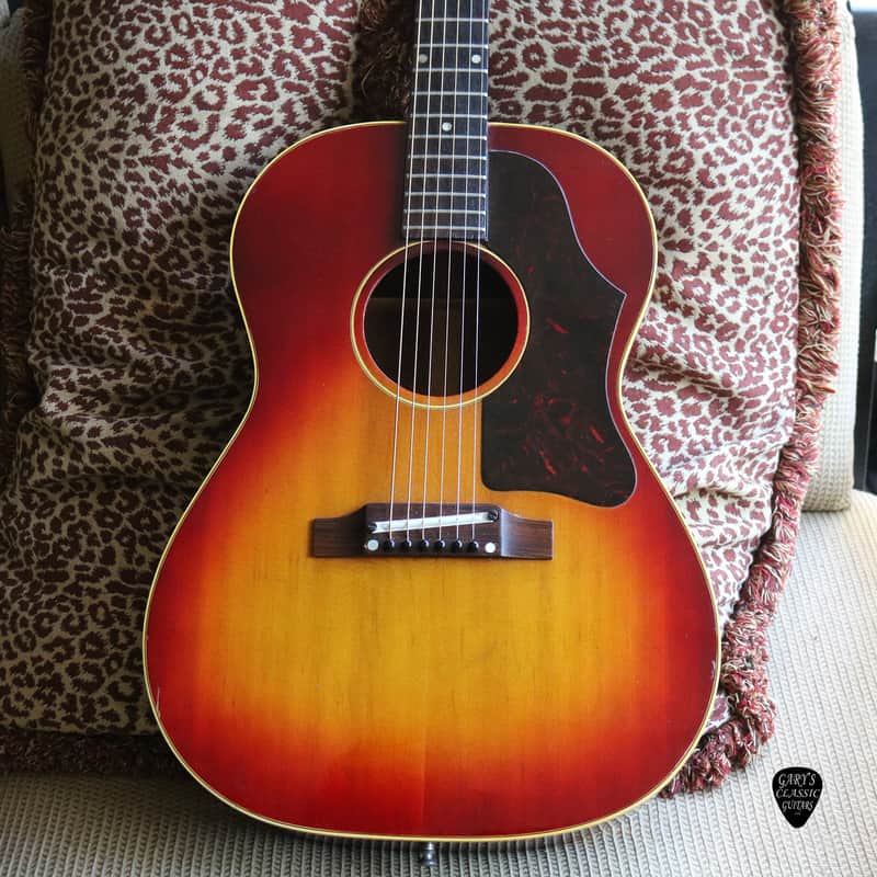 1960 Gibson LG-2 ADJ, Gorgeous Cherry Sunburst image 1