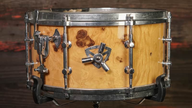 Lang Percussion 7x14" Gladstone 3-Way Snare Drum - Chestnut Veneer image 1