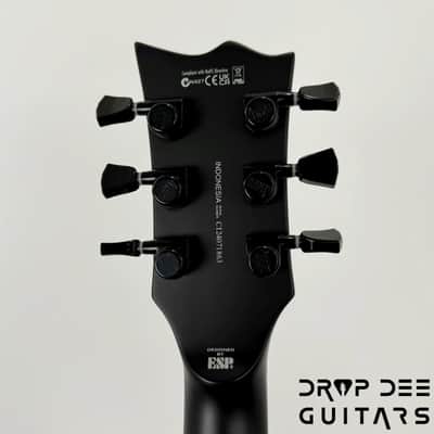 ESP LTD EC Black Metal Electric Guitar - Black Satin image 15