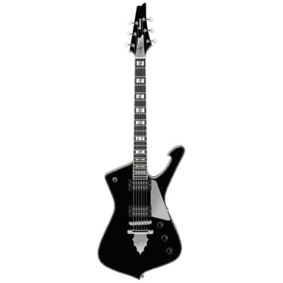Ibanez PS10BK Paul Stanley Signature Electric Guitar. Black image 2