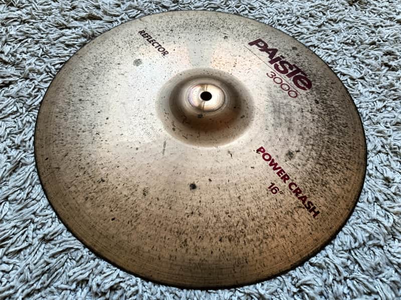 PAISTE 3000 RED LABEL REFLECTOR POWER CRASH 16" image 1