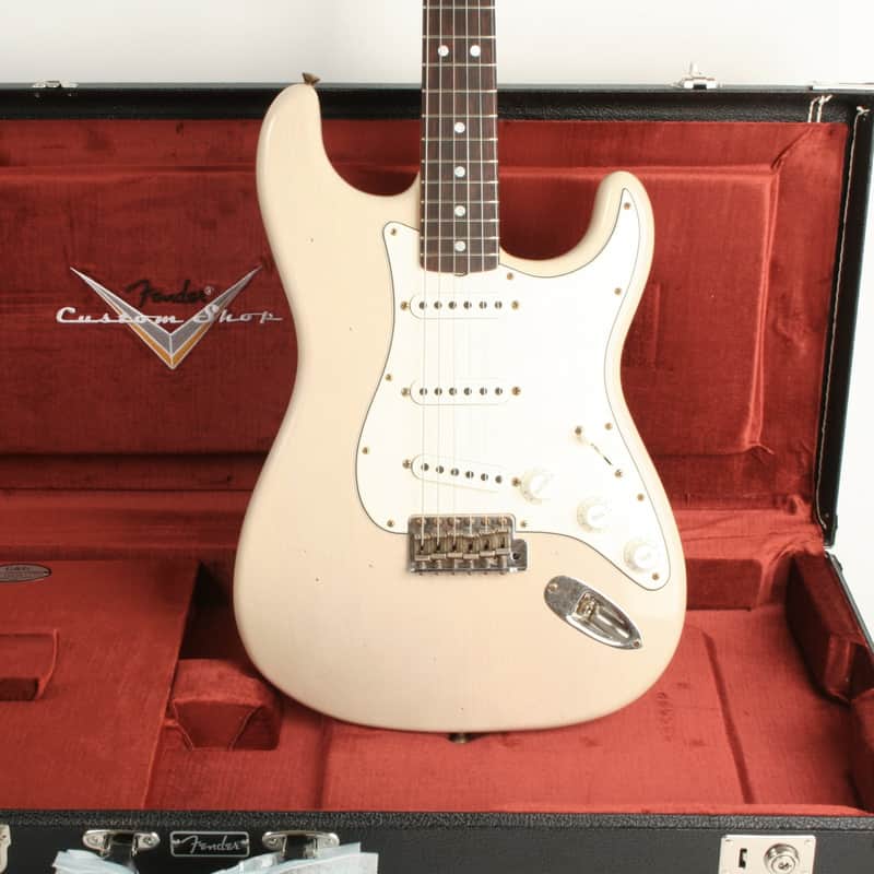 Fender Custom Shop 1969 Stratocaster Journeyman Relic Rosewood Fingerboard Faded Vintage Blonde CZ585783 image 1