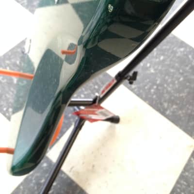 1985 1986 Music Man Sabre Unlined Fretless Trans Green image 9