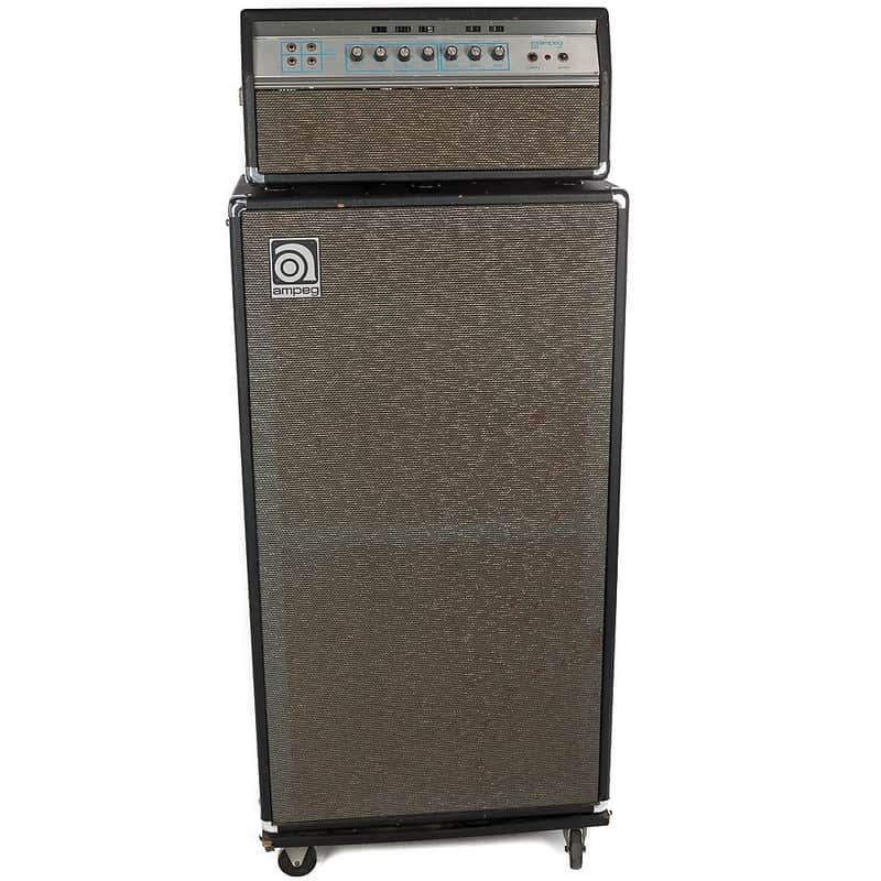 Ampeg SVT "Blue Line" 300-Watt 8x10" Bass Amp Stack image 1