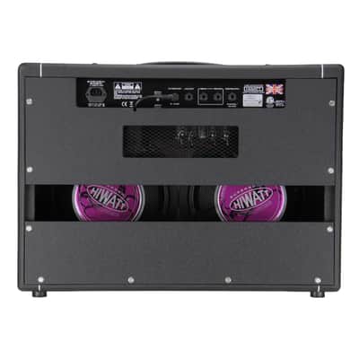 Hiwatt T-Series TB40/20 40/20-Watt 2x12 Tube Combo Amplifier - Black - Open Box image 3
