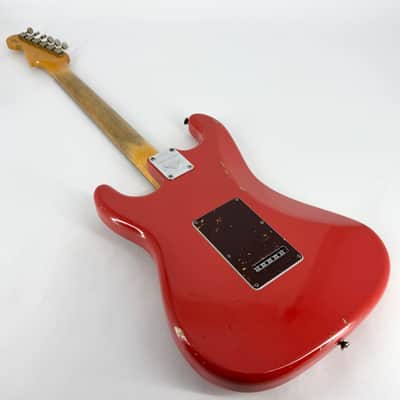 2010 Fender Custom Shop Limited Edition ’62 Stratocaster Relic Abby Ybarra - Fiesta Red image 3