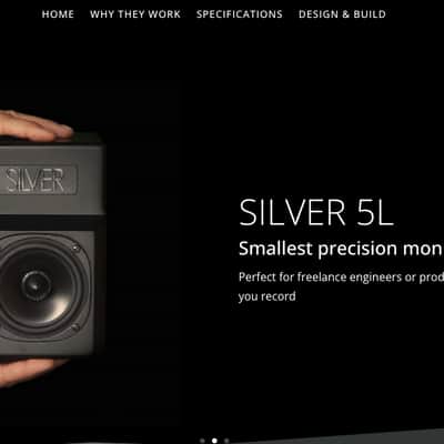 Silver 5L Close Field Studio Monitors 5L 2015 - Black image 2