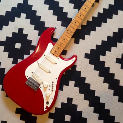 Fender Bullet S-3 1982 Fiesta Red - Rare USA-Made Model image 1