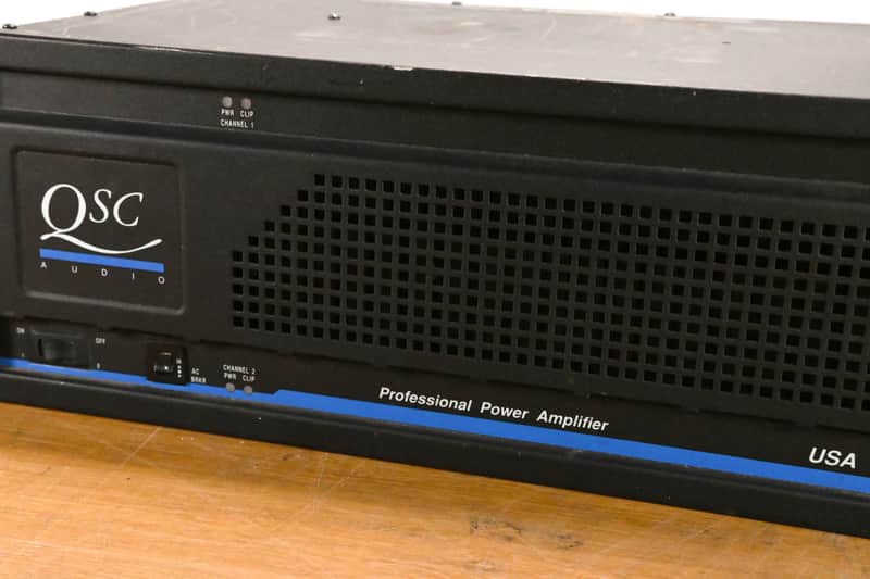 QSC USA 1300 2-Channel Power Amplifier CG01XYX | Reverb