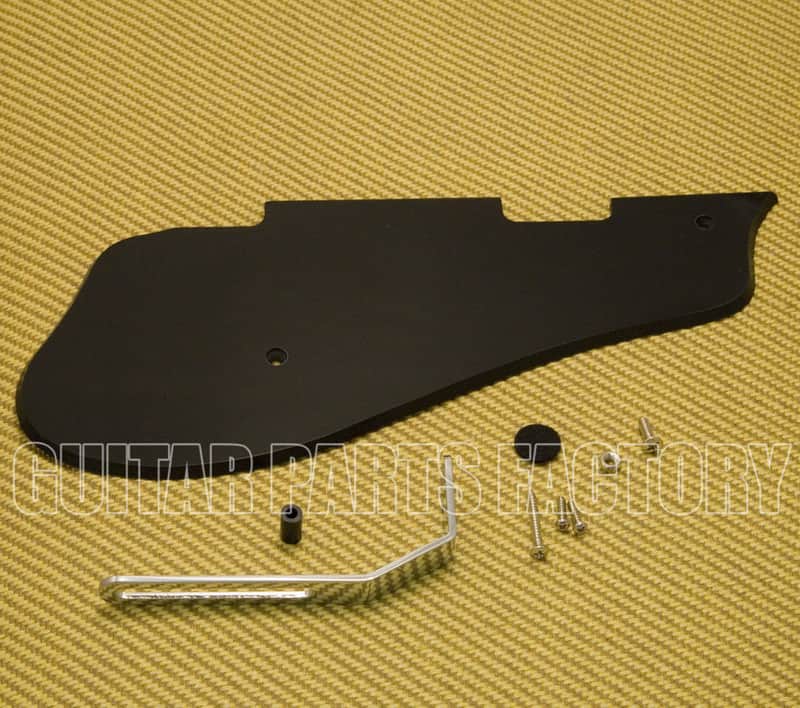 006-9578-000 Gretsch Pickguard G5125 Black w/ Mounting Bracket image 1
